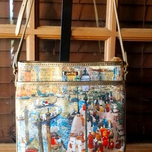 Jeon Los Angeles Womens One Size Fits All Leather Crossbody Bag